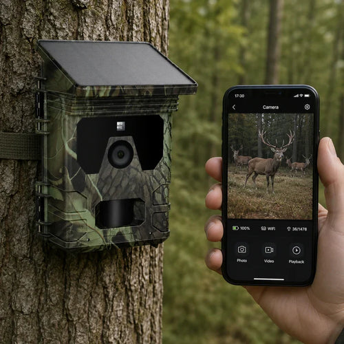 Caméra de chasse Solaire 4K