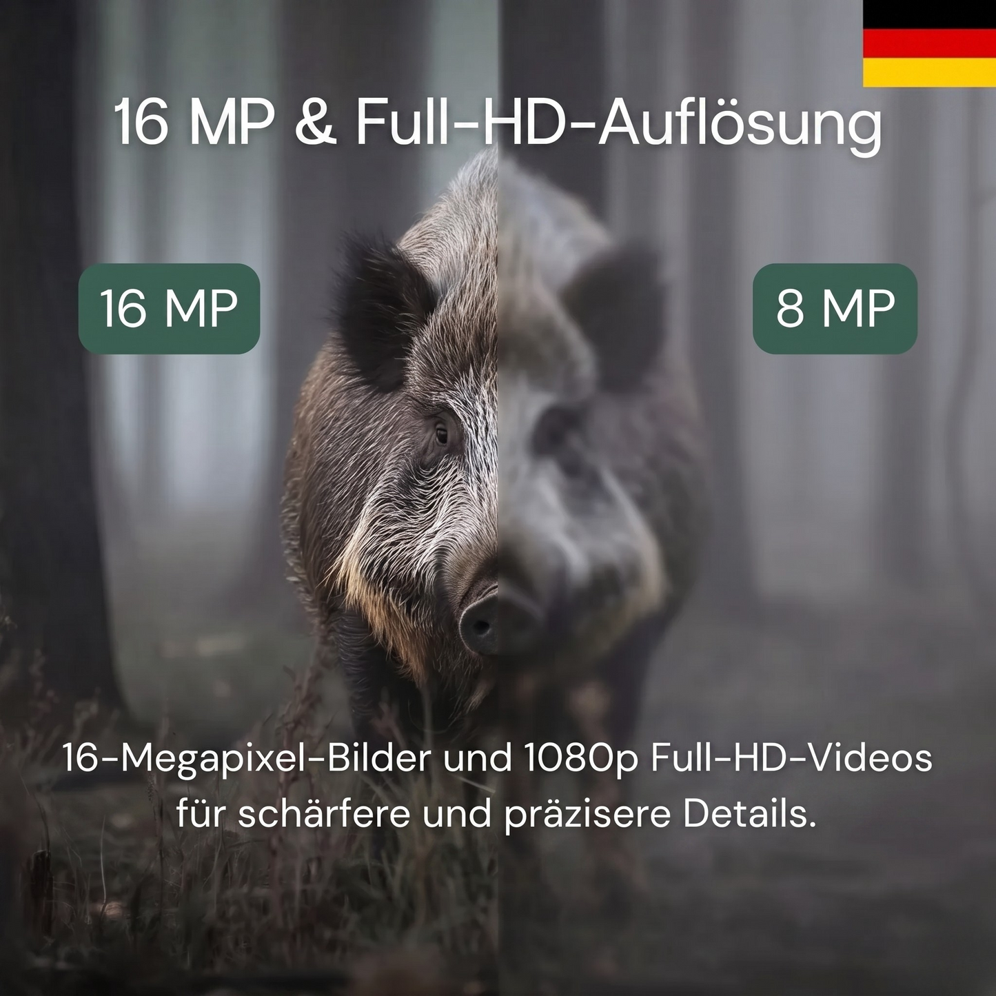Caméra de chasse full HD avec écran