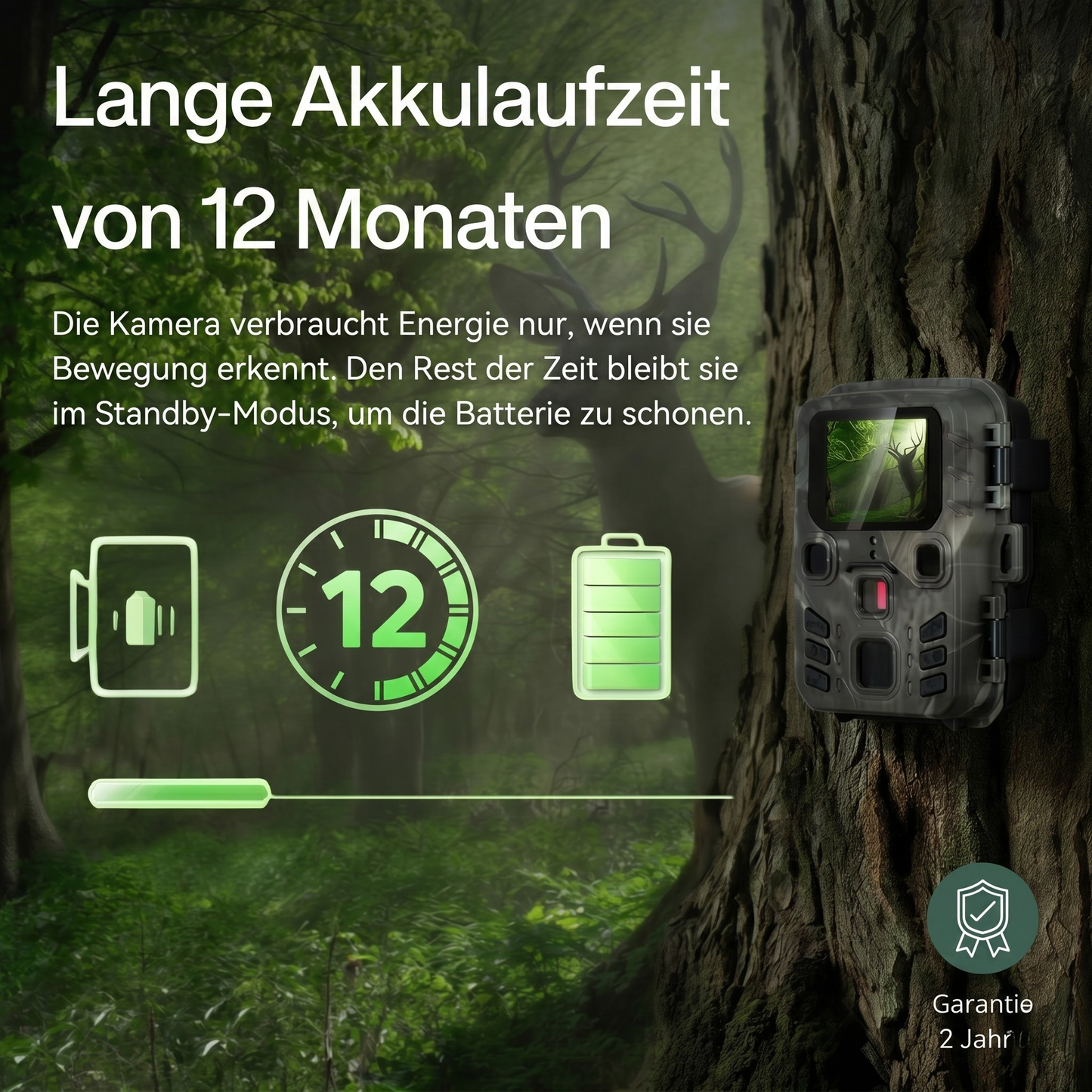 Caméra de chasse WiFi 4K