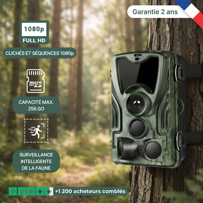 Caméra de chasse full HD avec écran