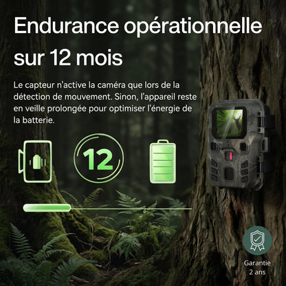 Caméra de chasse WiFi 4K