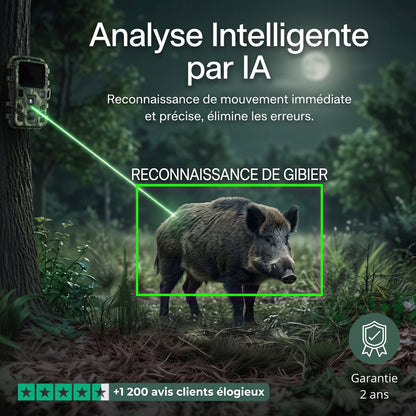 Caméra de chasse WiFi 4K