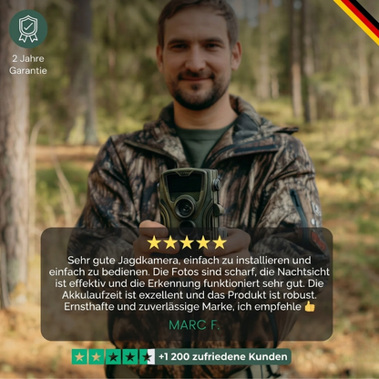 Caméra de chasse full HD avec écran