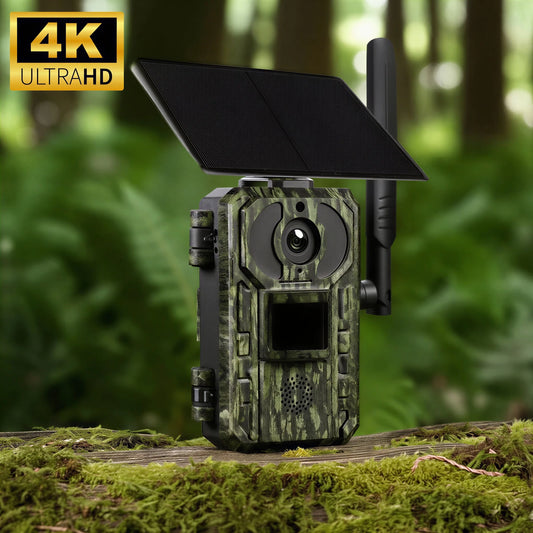 Caméra de chasse 4G solaire 4K