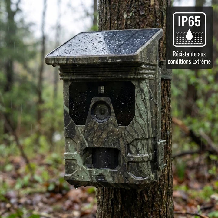 Caméra de chasse Solaire 4K