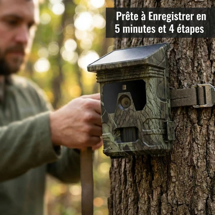 Caméra de chasse Solaire 4K